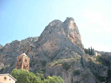 Sur le retour:Moustiers-Ste Marie